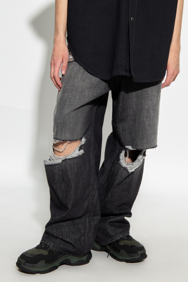 Shop Balenciaga Large Baggy Jeans | Saks Fifth Avenue